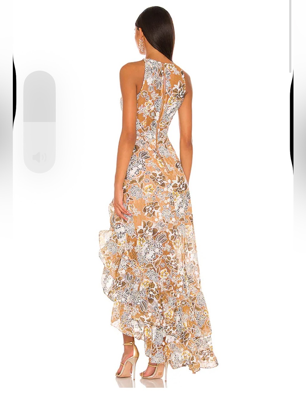 Bronx banco Sicilia Ruffle Dress in Multi - Picture 3 of 9